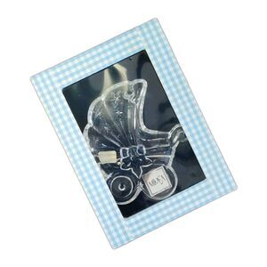 Mikasa Joyous Collection Baby Carriage Glass Ornament SNO92/587 Lead Crystal